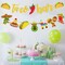 Fiesta Taco Bar Banner Garland 2 set Mexican Fiesta Party Banner with Cactus Donkey Maraca Sombrero Taco Pepper for Mexican Cinco de Mayo Fiesta Theme Party Decorations